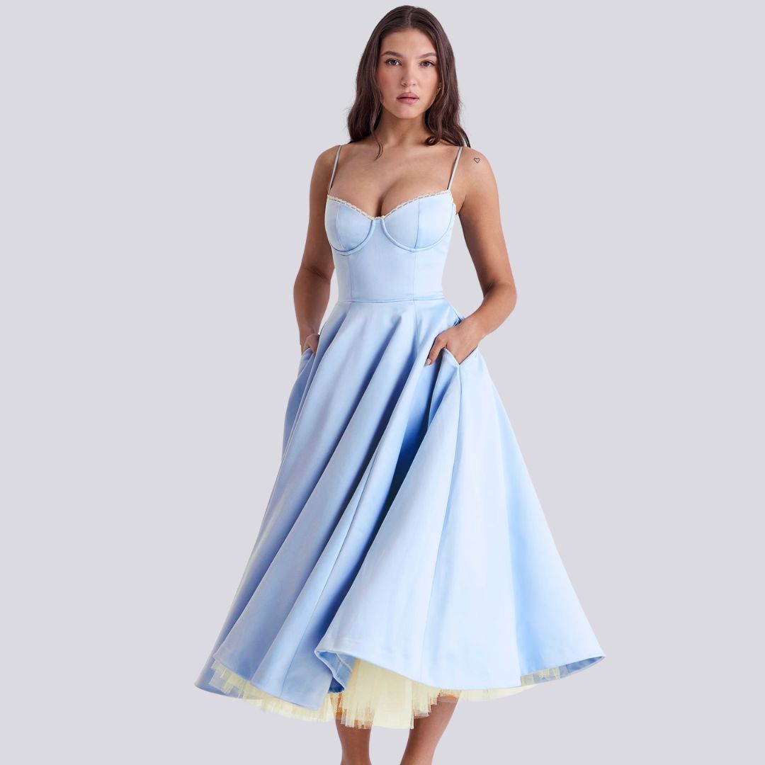 Laurhea | Feminines Maxikleid mit elegantem Schnitt