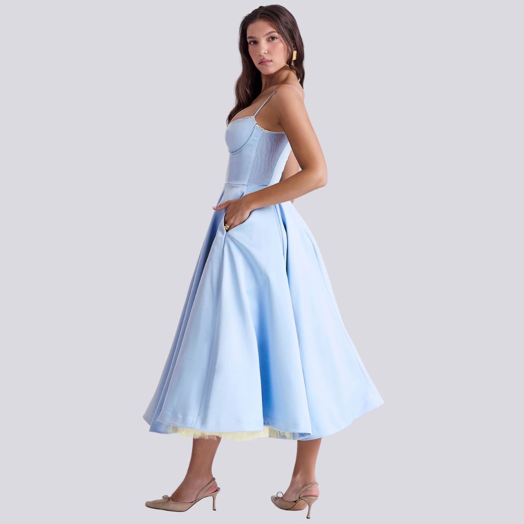 Laurhea | Feminines Maxikleid mit elegantem Schnitt