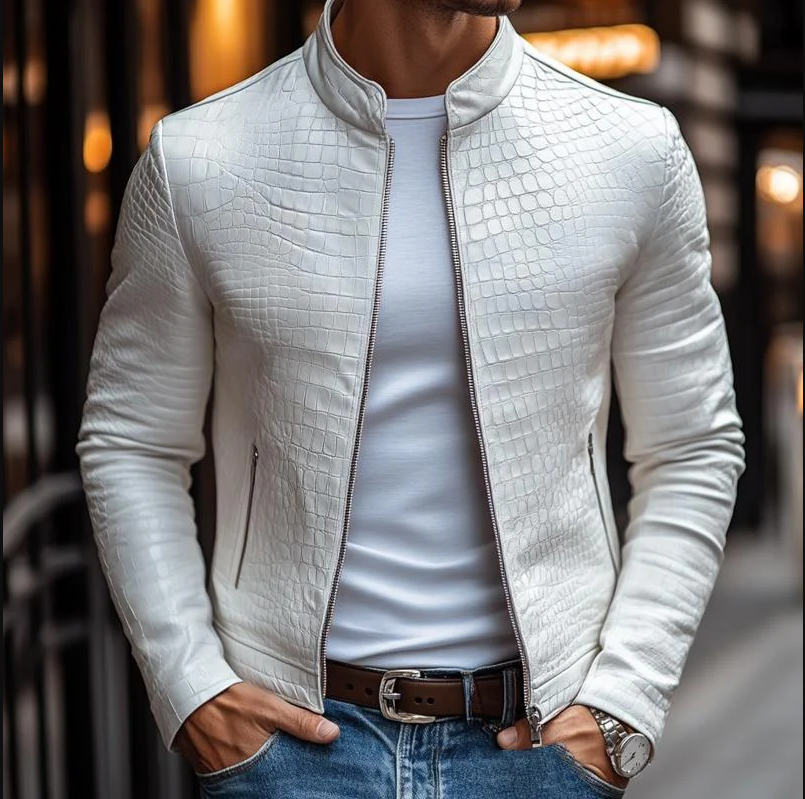 Dominic | Stilvolle Premium-Lederjacke