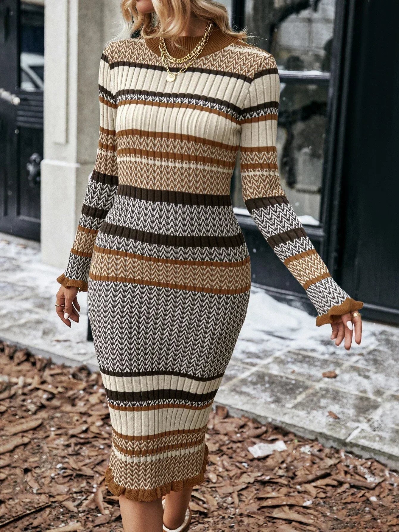 Estela | Luxuriöses Strickkleid