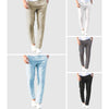 Gielo | Entspannte Leinenhose mit Kordelzug in der Taille