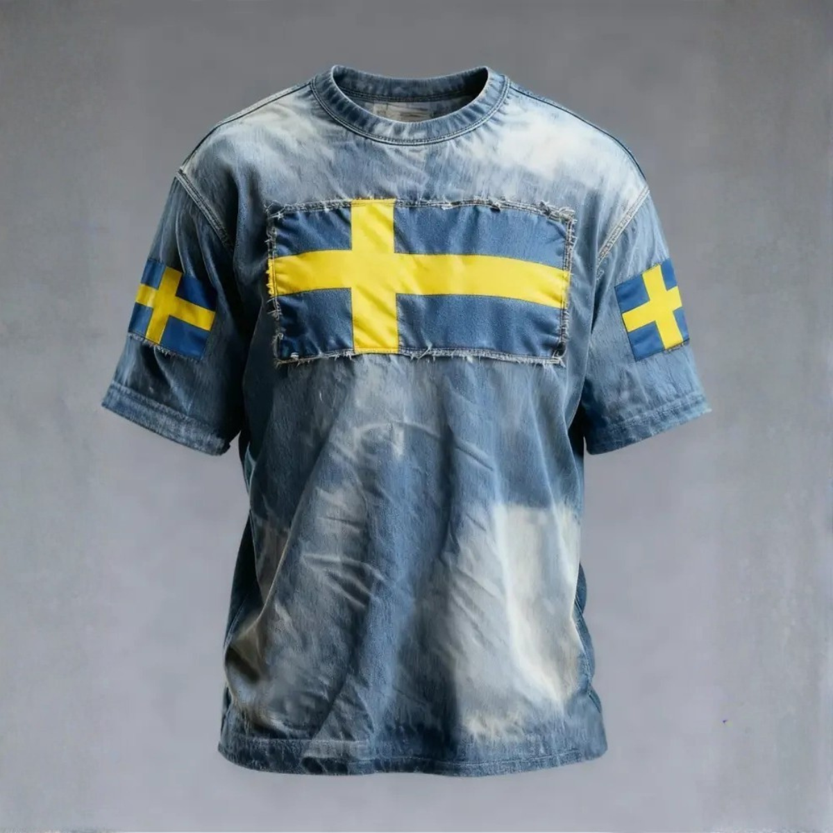 Reid | Herren-T-Shirt mit schwedischer Flagge