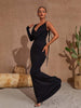 Emerald | Stilvolles Abendkleid mit offener Schulter und Rücken