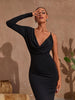 Emerald | Stilvolles Abendkleid mit offener Schulter und Rücken
