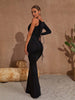 Emerald | Stilvolles Abendkleid mit offener Schulter und Rücken