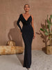 Emerald | Stilvolles Abendkleid mit offener Schulter und Rücken