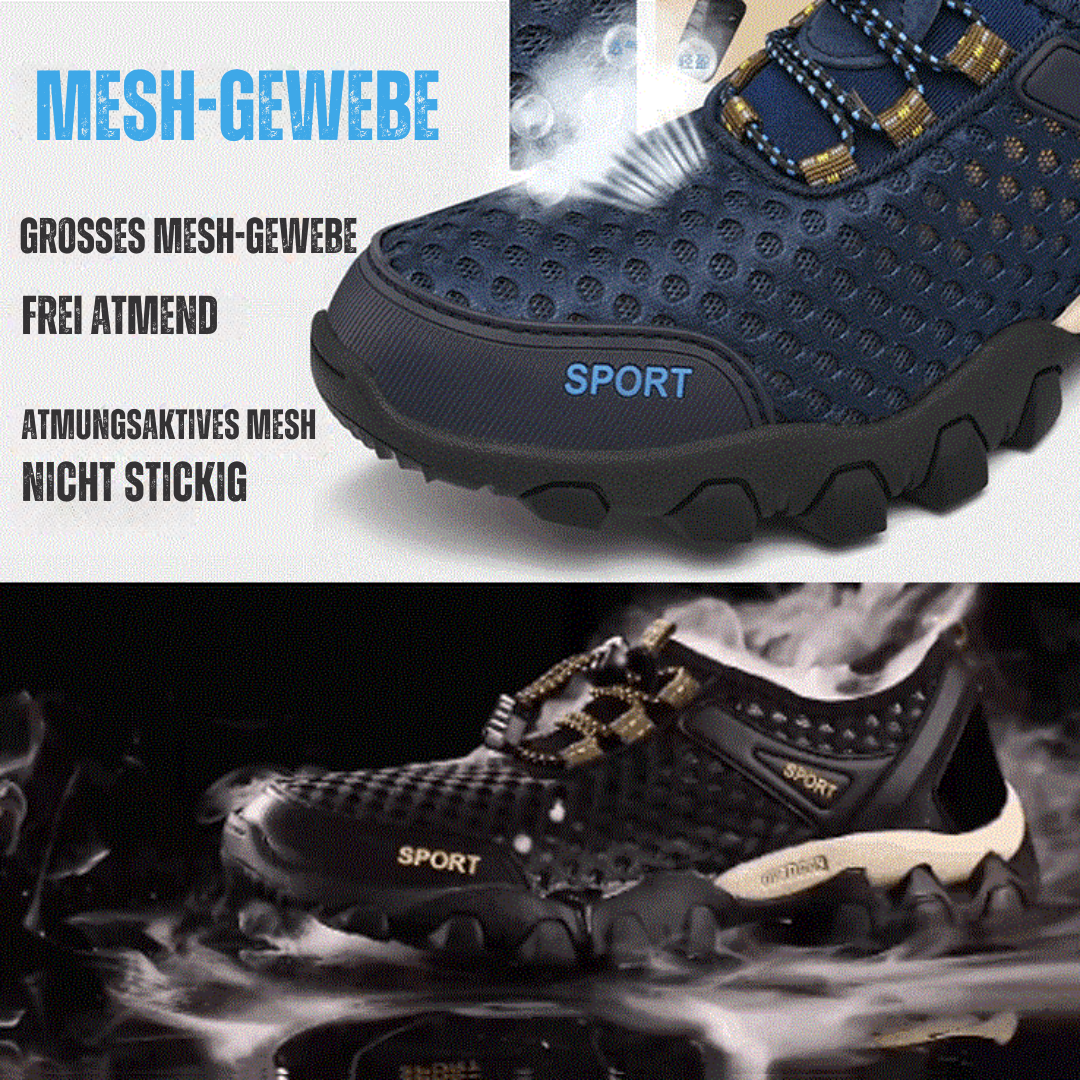 Brent | Herren Sportliche Mesh Wanderschuhe