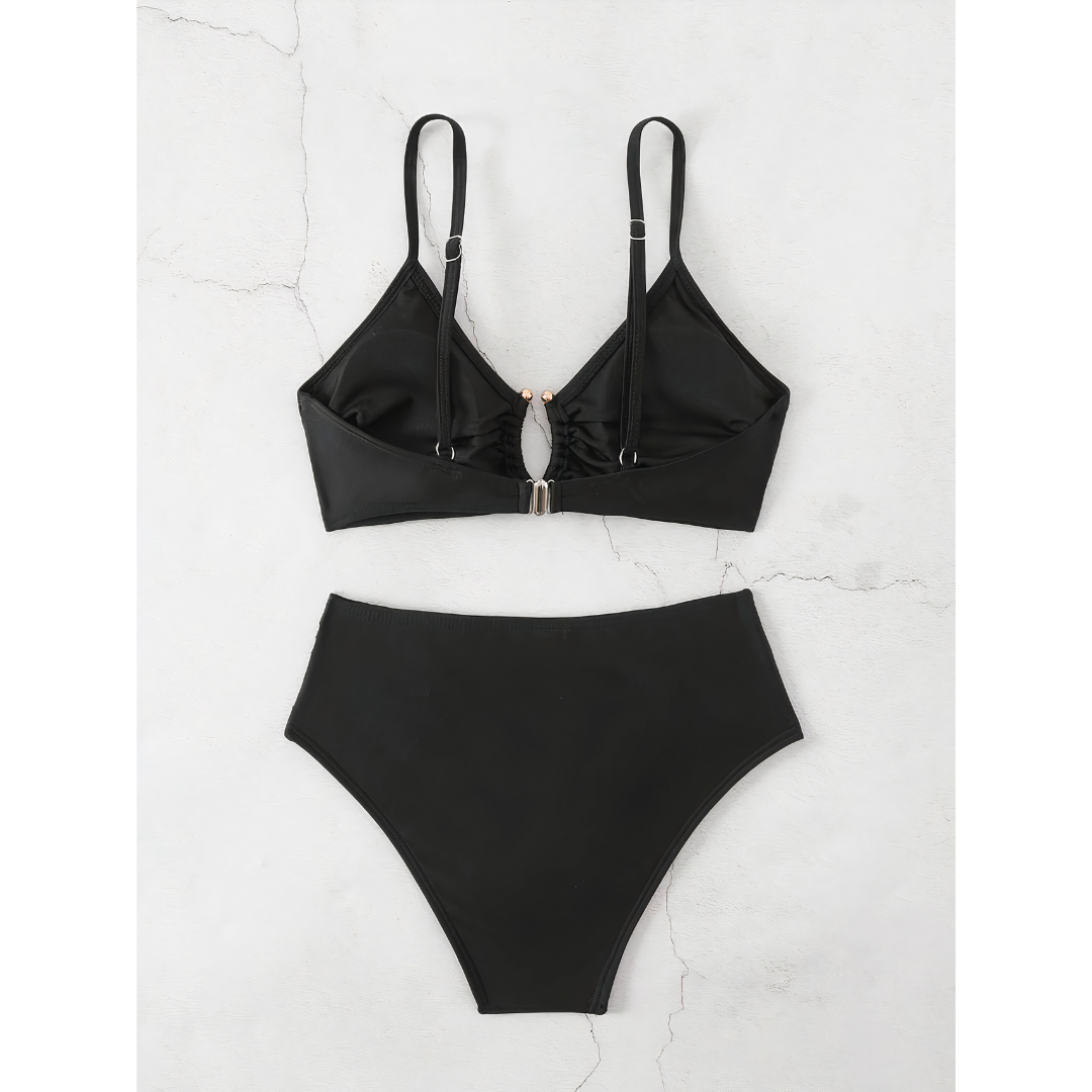 Zariah | Strahlendes goldenes Bikini-Set für Damen