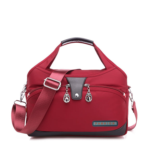 Zamira | Modische, stylische Handtasche mit Diebstahlschutz - Rot
