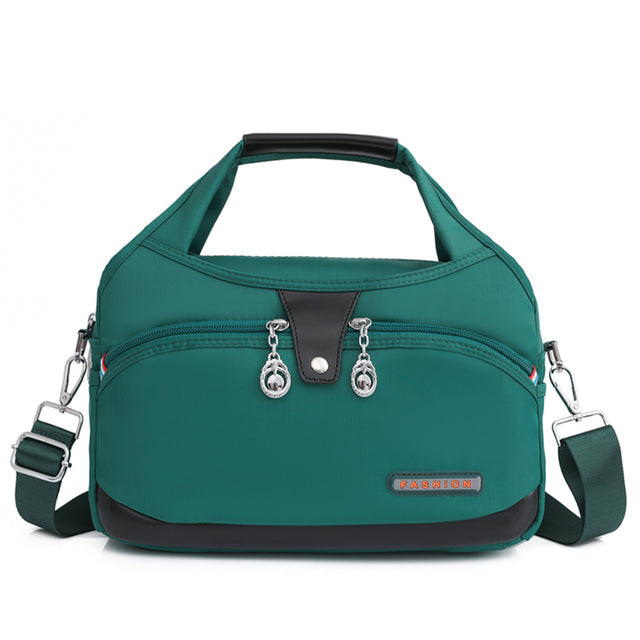 Zamira | Modische, stylische Handtasche mit Diebstahlschutz - Grün