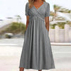Nicolet | Süßes Midikleid mit V-Ausschnitt