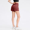 China | Sportliche Shorts mit hoher Taille und fließendem Oberstoff