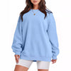 Mizari™ Pullover mit langen Ärmeln und Rundhalsausschnitt - Hellblau / S