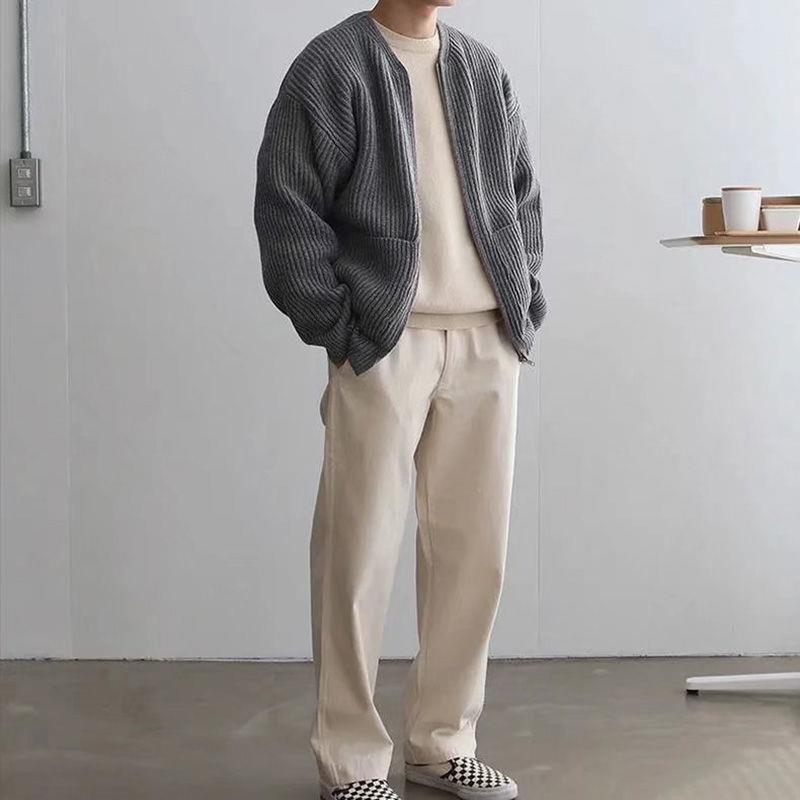 Benno™ | Elegante Strickjacke - Off-white / XS