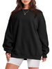 Mizari™ Pullover mit langen Ärmeln und Rundhalsausschnitt - Schwarz / S