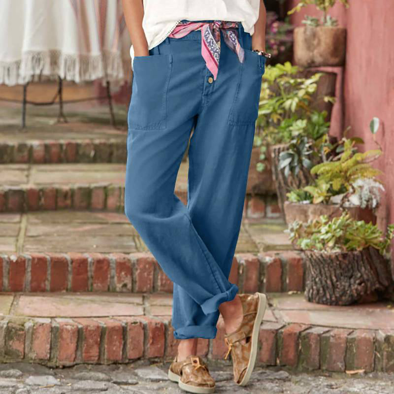 Noura | Hosen mit Knopfverschluss