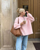 Beth | Oversize-Hüftpullover in Rosa
