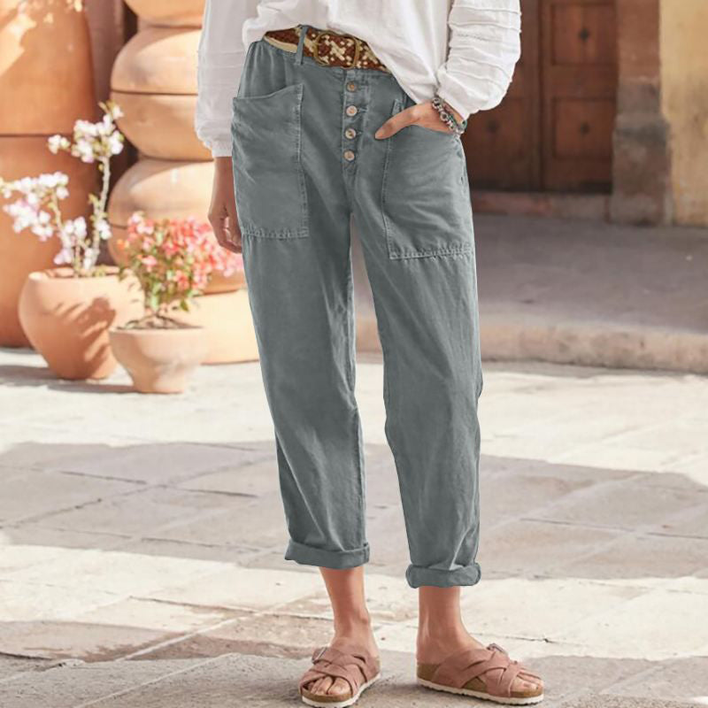Noura | Hosen mit Knopfverschluss