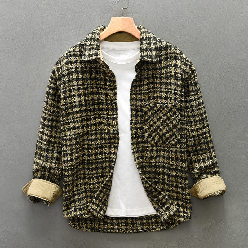 Ragnar- Gemütliche Tweed-Jacke - Schwarz / XS