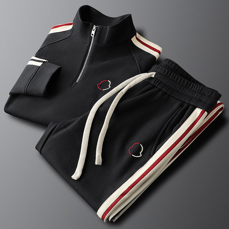 Moses | Luxuriöses Herren-Set, Trainingsanzug mit Half-Zip
