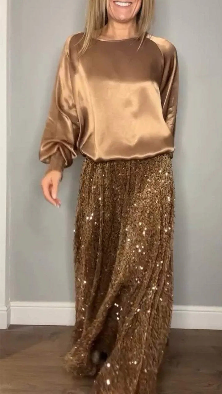 Coreen | Zweiteiliges Damen-Ensemble aus mercerisierter Baumwolle