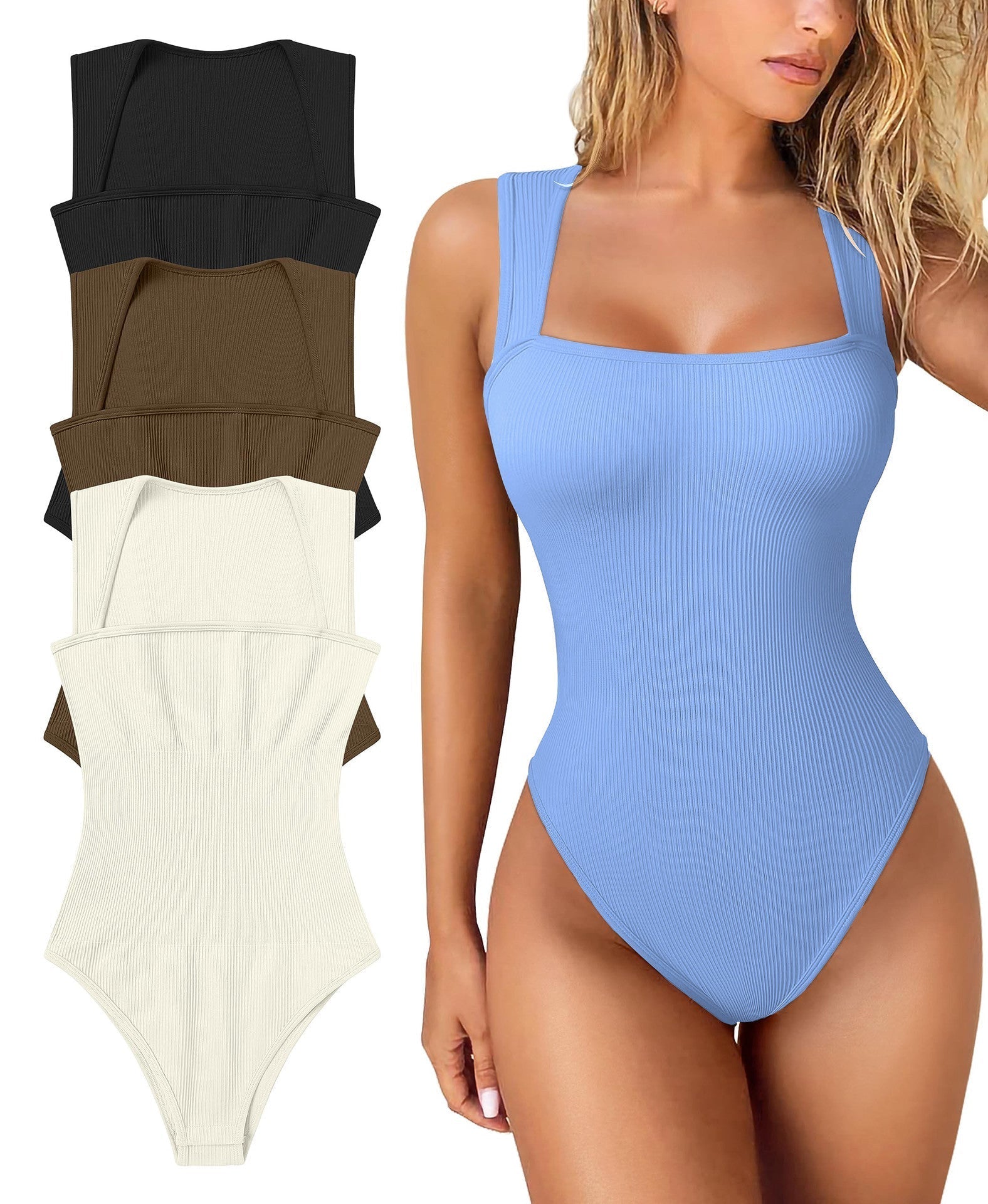 Arjane | Ärmelloser figurformender Body für Damen