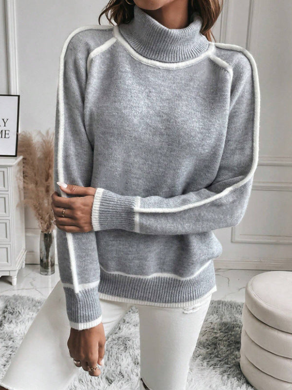 Almira | Kuscheliger Strick-Rollkragenpullover mit elegantem Design