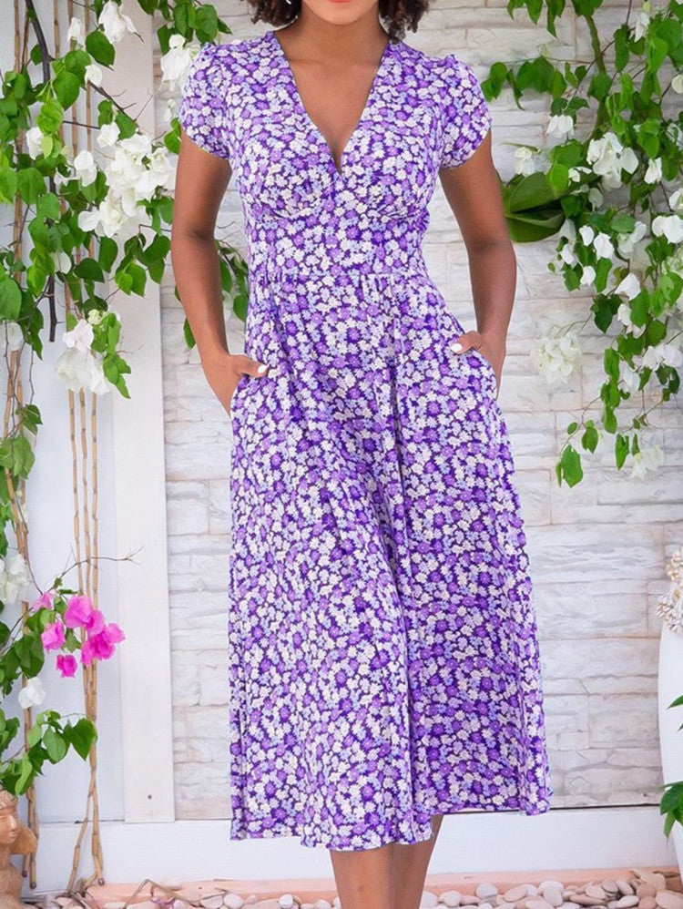 Fiena | Midikleid mit Knopfleiste