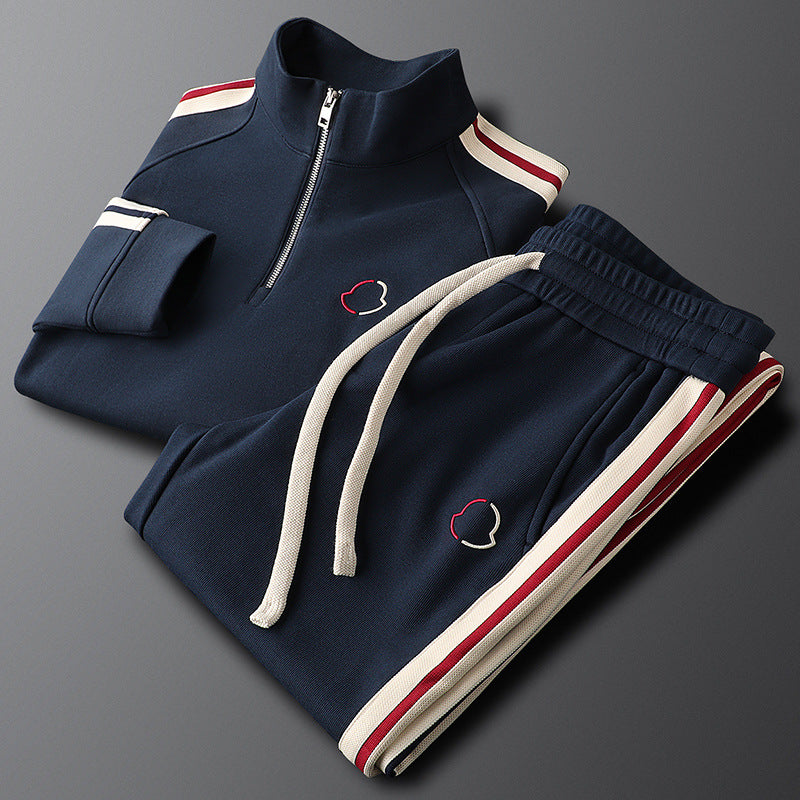 Moses | Luxuriöses Herren-Set, Trainingsanzug mit Half-Zip