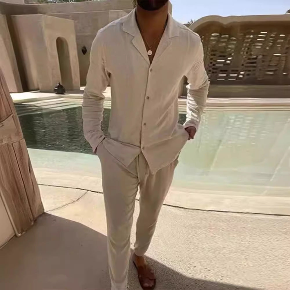 Lando | Sommerliches Leinen-Set für Herren