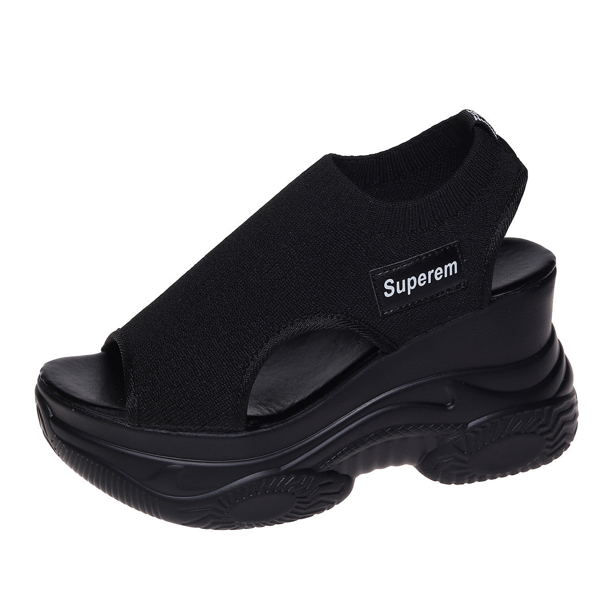 Dorris | Modische Sport-Sandalen mit hoher Ferse und klobiger Sohle