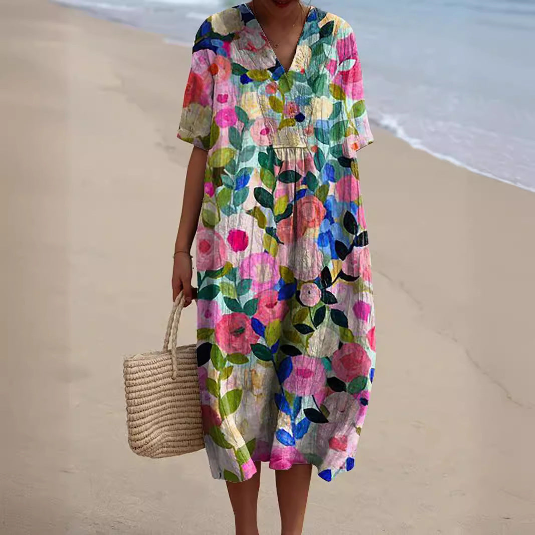 Pearl | Kleid mit Blumenmuster