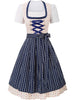 Stilvolles Midi Dirndl Kleid für Damen zum Oktoberfest