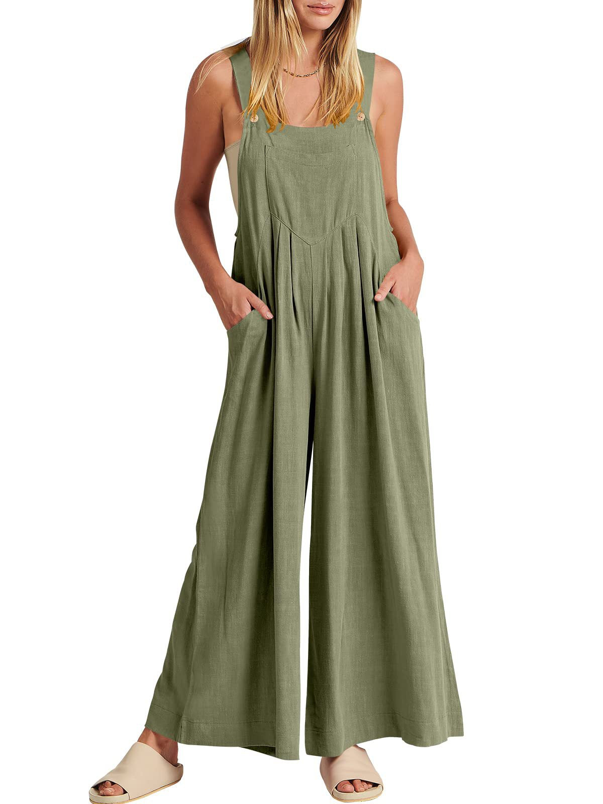 Marian | Stilvoller ärmelloser Jumpsuit für Damen
