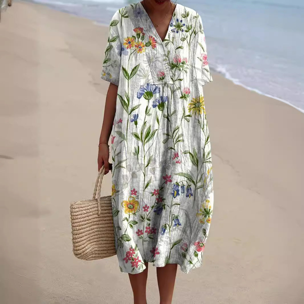 Pearl | Kleid mit Blumenmuster