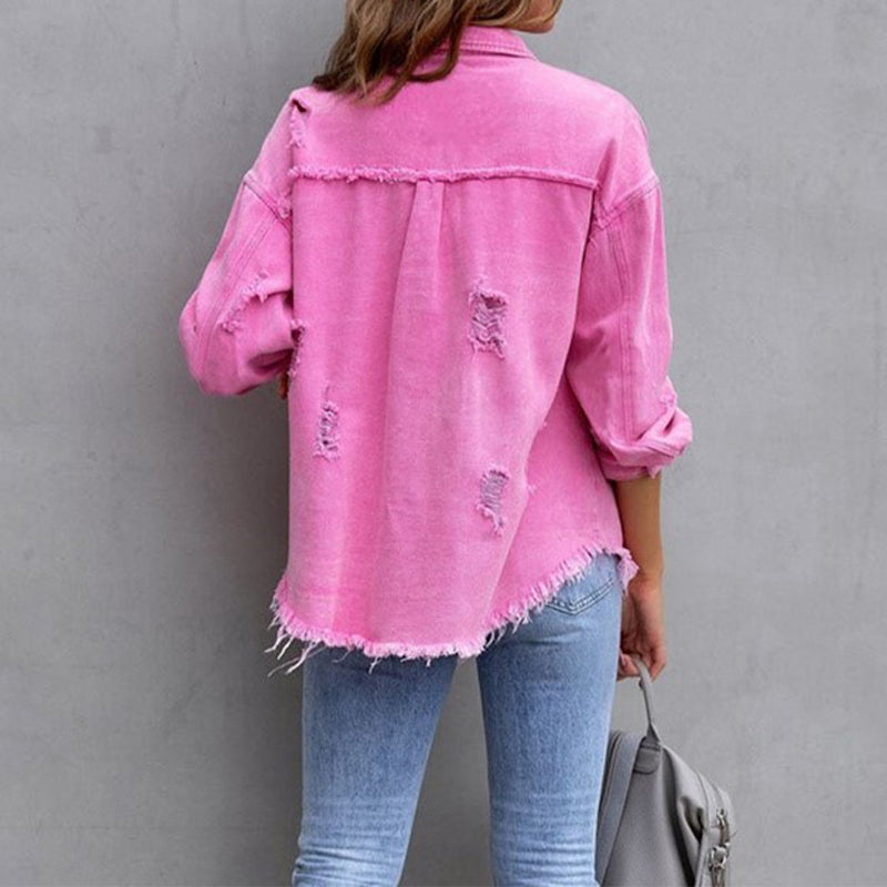 Revive | Bunten Denim-Jacke