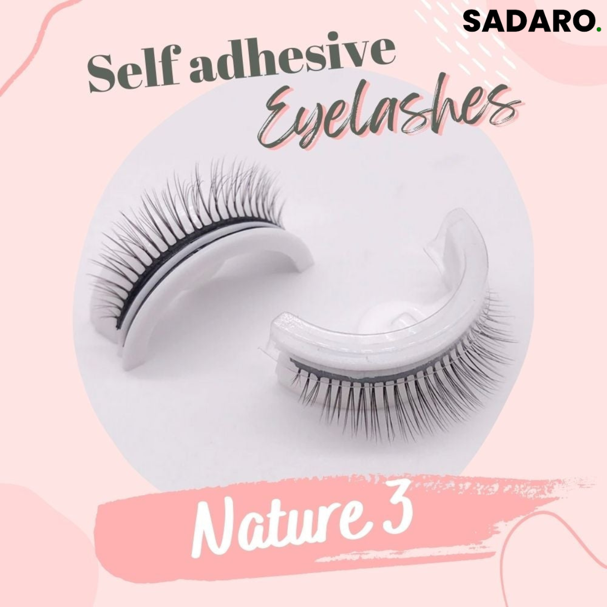 WunderWimpern™ | Selbstklebende wasserfeste wiederverwendbare Wimpern | 1+1 GRATIS HEUTE! - Nature 3