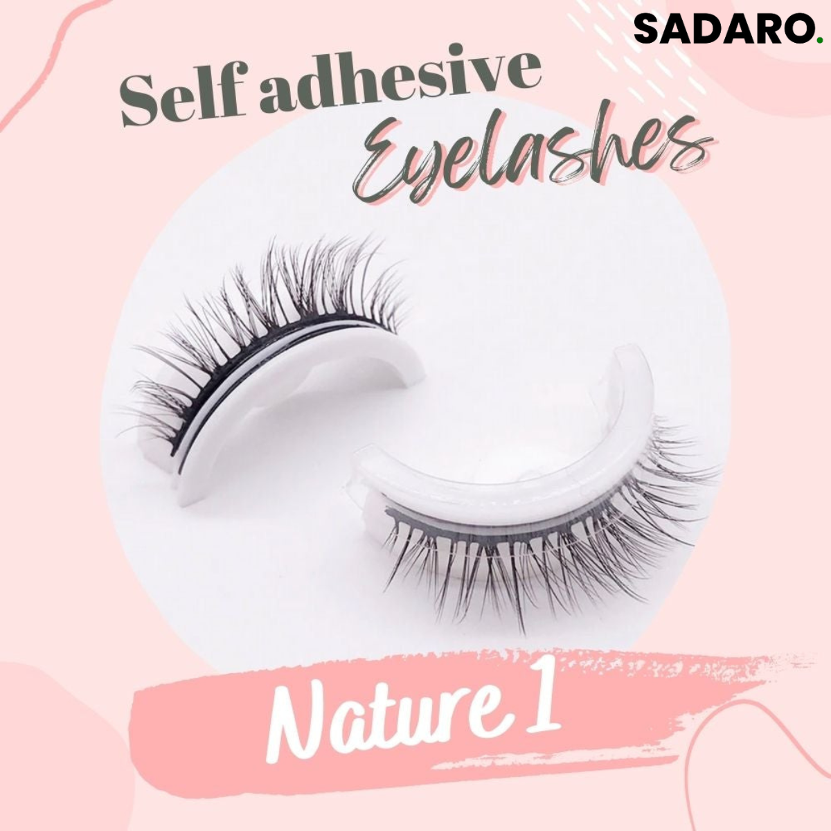 WunderWimpern™ | Selbstklebende wasserfeste wiederverwendbare Wimpern | 1+1 GRATIS HEUTE! - Nature 1