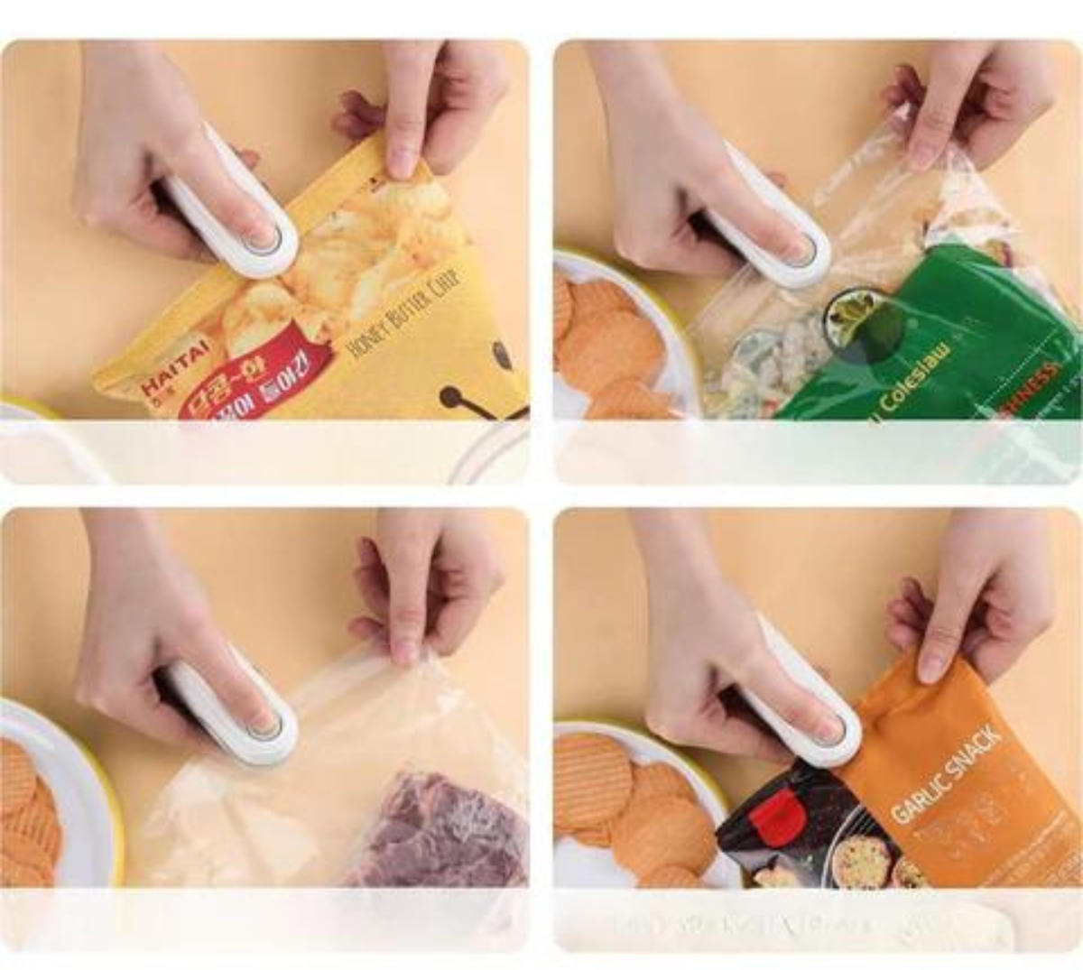 SnackMeister™️ | Halten Sie Ihre Snacks frisch! - Weiß
