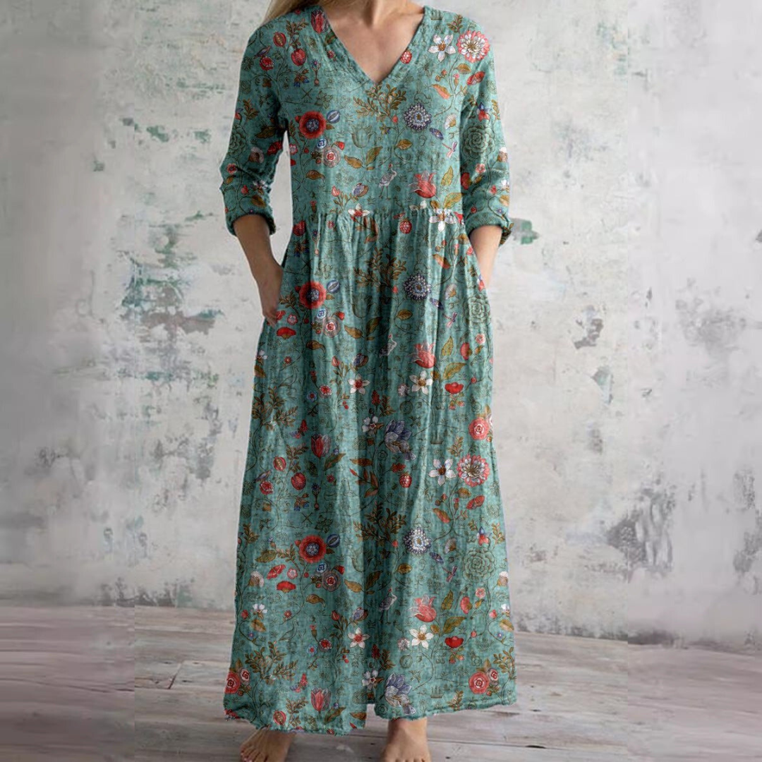 Rain | Sommerkleid mit Blumenmuster
