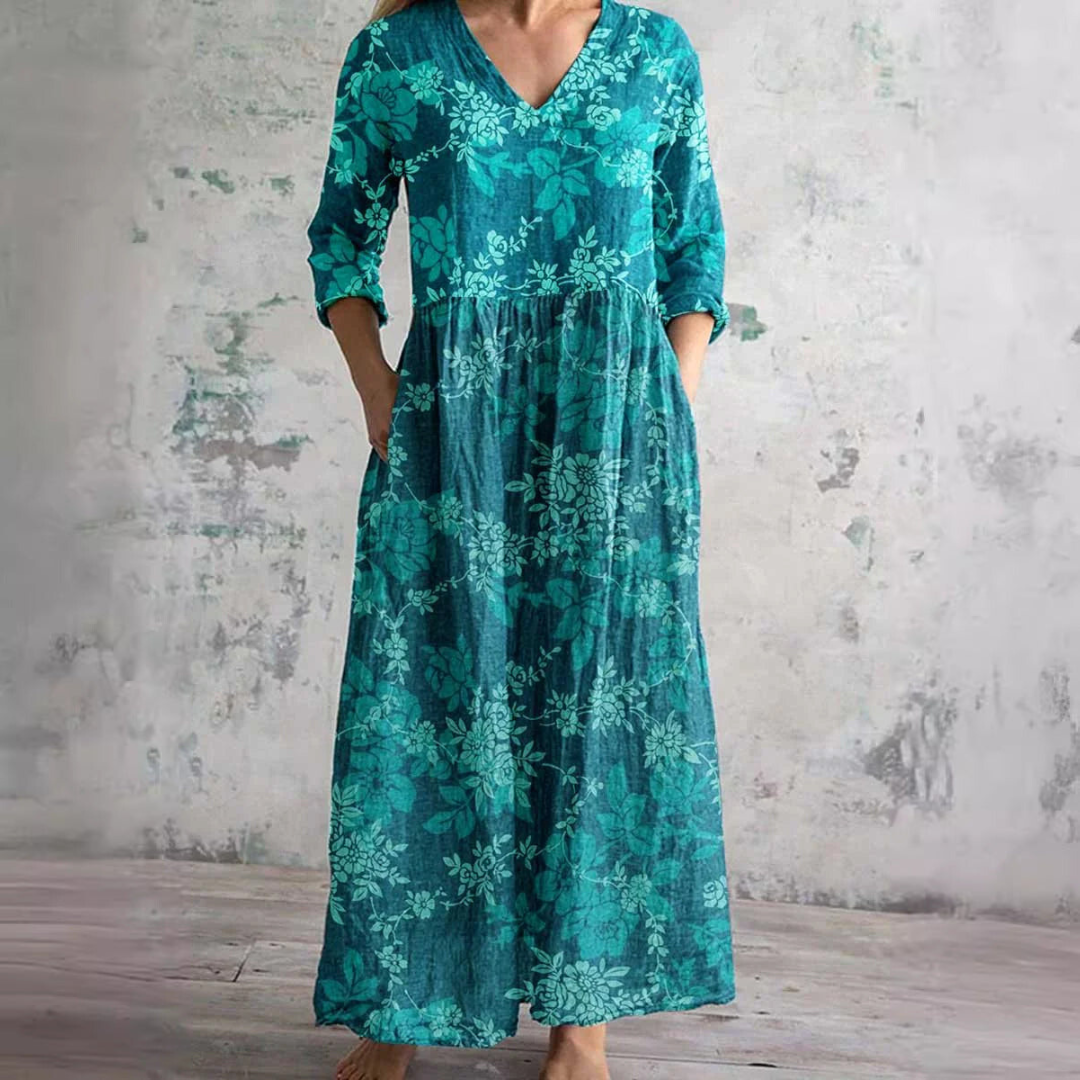 Rain | Sommerkleid mit Blumenmuster