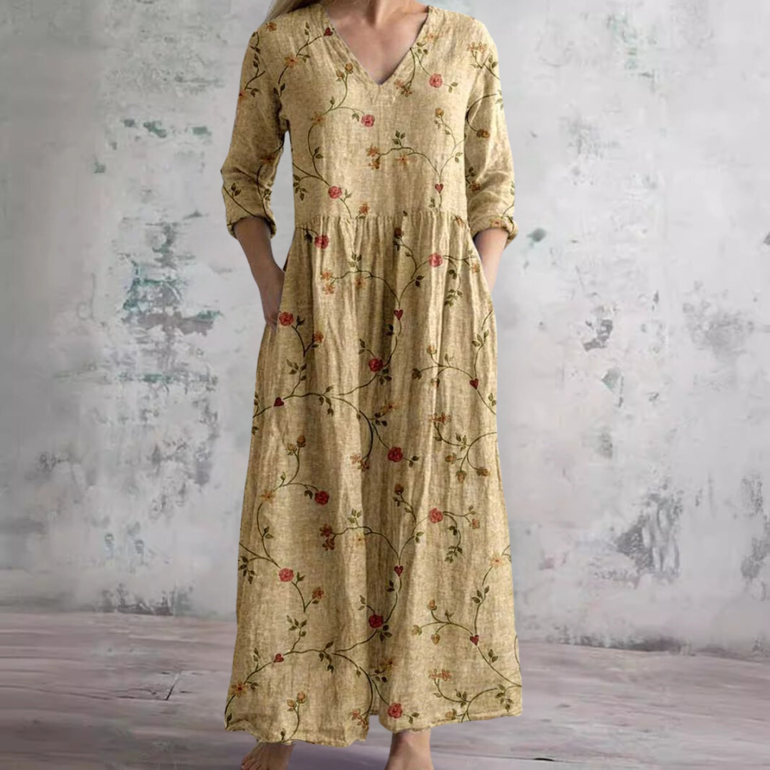 Rain | Sommerkleid mit Blumenmuster