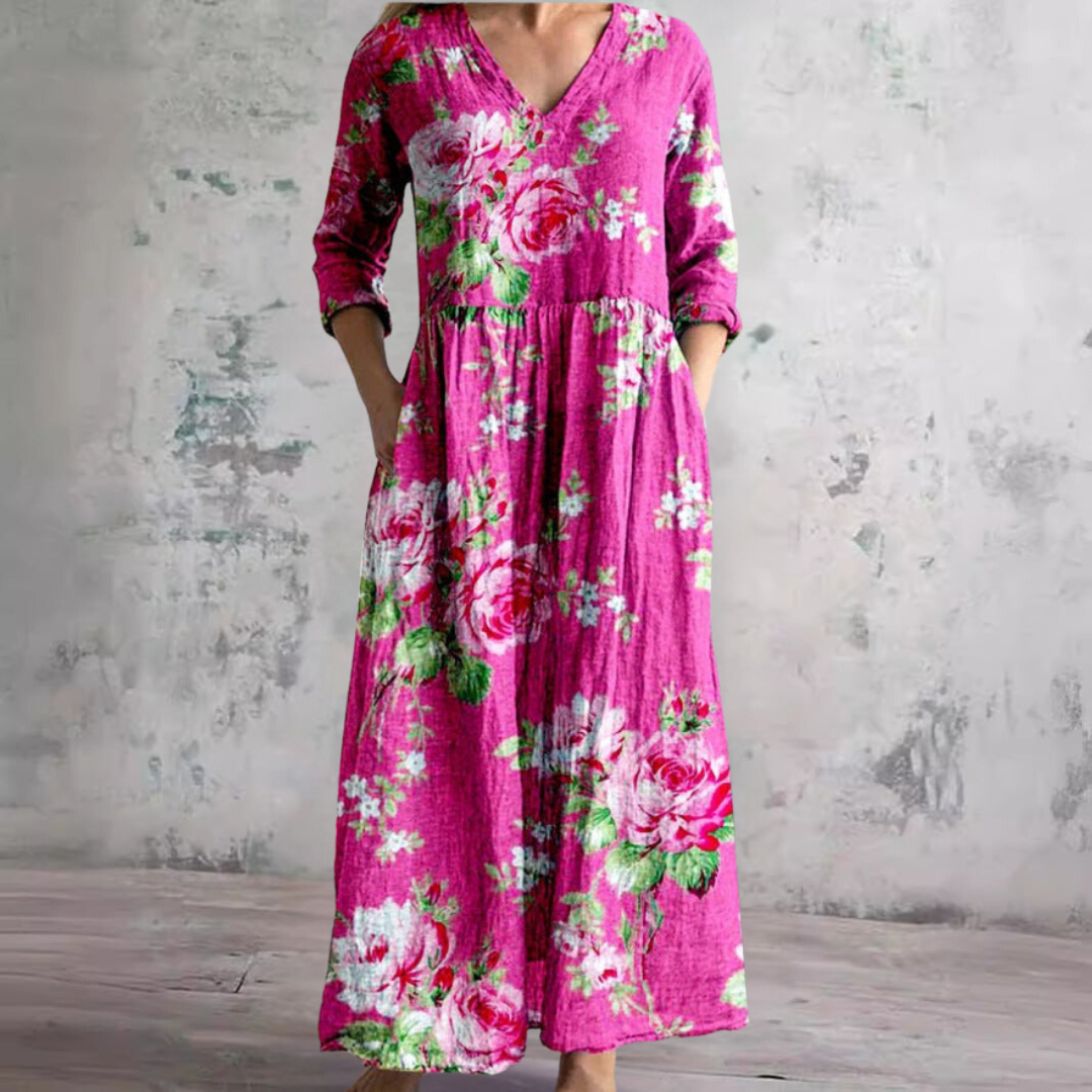 Rain | Sommerkleid mit Blumenmuster
