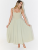 Valea | Ärmelloses Midikleid mit Bustier-Mieder