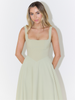 Valea | Ärmelloses Midikleid mit Bustier-Mieder
