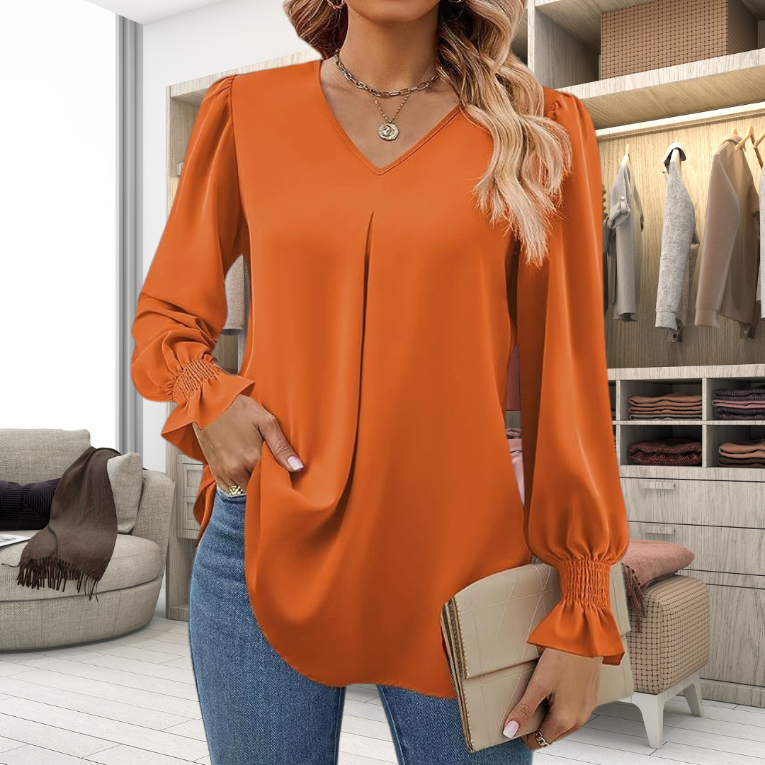 Zyna™ | Stilren damtopp - Orange / S