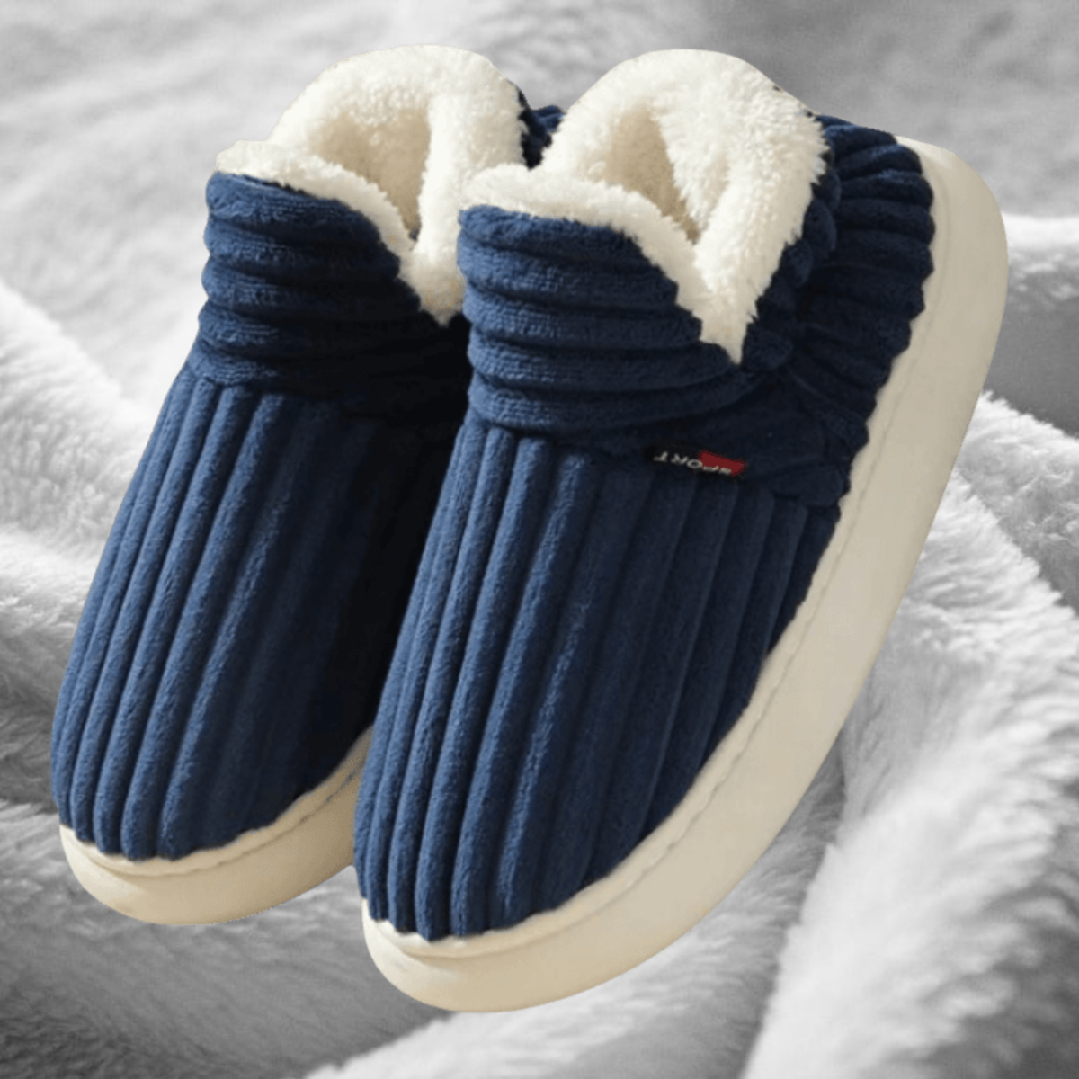 WinterWolke™ | Hausschuhe – Warm und bequem | Wintervorbereitung 1+1 GRATIS! - cloudy375235762 - Blau / 36/37 (entspricht 34/35)