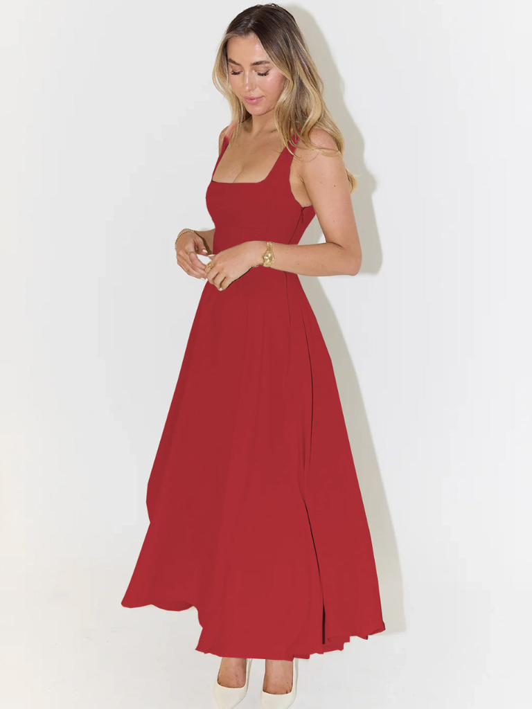 Valea | Ärmelloses Midikleid mit Bustier-Mieder