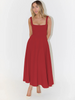 Valea | Ärmelloses Midikleid mit Bustier-Mieder