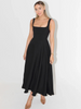 Valea | Ärmelloses Midikleid mit Bustier-Mieder
